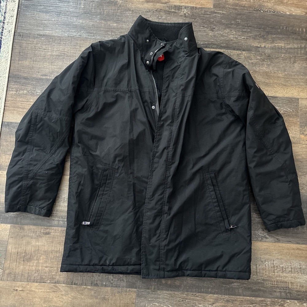 Wellensteyn Men's Coat Parka XL Heavy Black *Broken Zipper*